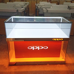 Customized Mobile Shop Counter Cell Phone Accessories Kiosk Design Glass Mobile Phone Kiosk